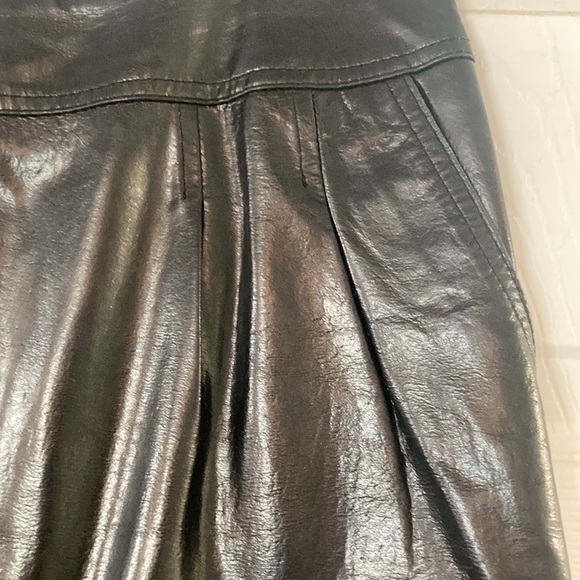 Leather miniskirt size: 0 - Picture 3 of 7